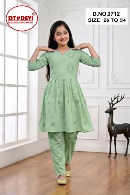 Dt Devi Yamika vol 1 9712 Kids ethnic wear market in Pune